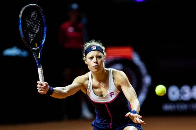 Laura Sigemund Tennis Damen Porsche-Cup Porsche Tennis Grand Prix GP Stuttgart 2022 Porsche-Arena 20.04.2022 Porsche Tennis Grand Prix Stuttgart 2022, 20.04.2022 Stuttgart Copyright: xEibner-Pressefoto RogerxBuerkex EP_EER