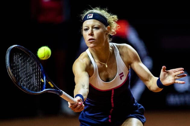Laura Sigemund Tennis Damen Porsche-Cup Porsche Tennis Grand Prix GP Stuttgart 2022 Porsche-Arena 20.04.2022 Porsche Tennis Grand Prix Stuttgart 2022, 20.04.2022 Stuttgart Copyright: xEibner-Pressefoto RogerxBuerkex EP_EER