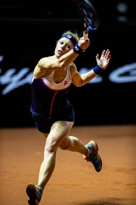 Laura Sigemund Tennis Damen Porsche-Cup Porsche Tennis Grand Prix GP Stuttgart 2022 Porsche-Arena 20.04.2022 Porsche Tennis Grand Prix Stuttgart 2022, 20.04.2022 Stuttgart Copyright: xEibner-Pressefoto RogerxBuerkex EP_EER