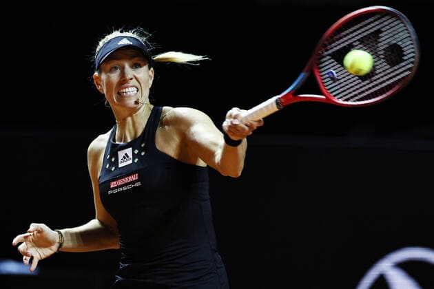 Angelique Kerber, GER, during 2022 Porsche Tennis Grand Prix in Stuttgart, 20 04 2022; -