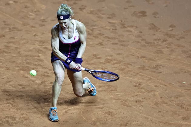 Laura Siegemund, GER, during 2022 Porsche Tennis Grand Prix in Stuttgart, 20 04 2022; -