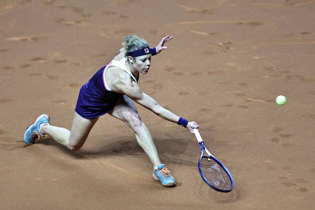 Sport Themen der Woche KW16 Sport Bilder des Tages Laura Siegemund, GER, during 2022 Porsche Tennis Grand Prix in Stuttgart, 20 04 2022; - *** Laura Siegemund, GER, during 2022 Porsche Tennis Grand Prix in Stuttgart, 20 04 2022 