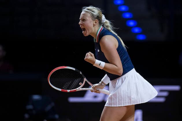 Sport Bilder des Tages Porsche Tennis Grand Prix Anett Kontaveit, Estonia