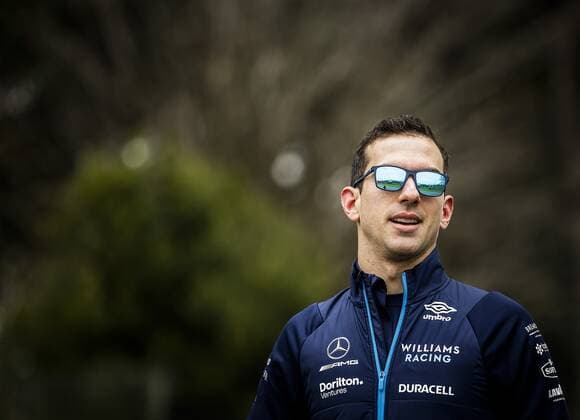 IMOLA - Nicholas Latifi (Williams) walks the track of the Autodromo Enzo e Dino Ferrari in Imola ahead of the Emilia Romagna F1 Grand Prix. REMKO DE WAAL GP Emilia - Romagna 2022 2022 xVIxANPxSportx xxANPxIVx