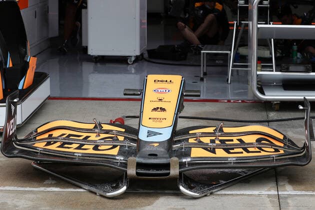 Frontfluegel McLaren ITA, Formel 1 Grand Prix Emilia Romagna, Imola, 21.04.2022 ITA, Formel 1 Grand Prix Emilia Romagna, Imola, 21.04.2022