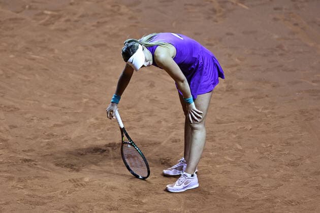 Paula Badosa, ESP, during 2022 Porsche Tennis Grand Prix in Stuttgart, 21 04 2022; -