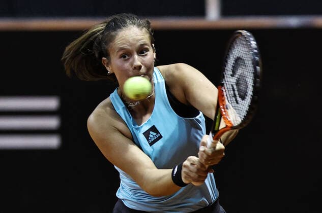 Daria Kasatkina, RUS, during 2022 Porsche Tennis Grand Prix in Stuttgart, 21 04 2022; -