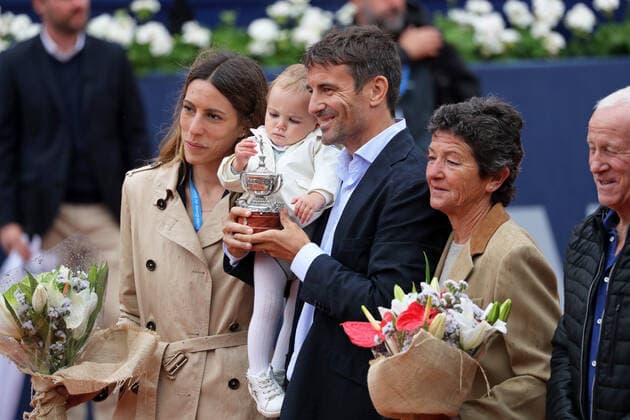 Barcelona Open Banc Sabadell 2022 - Day Four Tribute to Tommy Robredo upon retiring from active tennis after being eliminated by Bernabe Zapata on the first day of the Barcelona Open Banc Sabadell, in Barcelona, on 20th April 2022. Barcelona Barcelona Spain  Copyright: xUrbanandsportx originalFilename:urbanandsport-tributet220420_np3nr.jpg