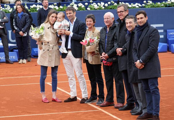 Barcelona Open Banc Sabadell 2022 - Day Four Tribute to Tommy Robredo upon retiring from active tennis after being eliminated by Bernabe Zapata on the first day of the Barcelona Open Banc Sabadell, in Barcelona, on 20th April 2022. Barcelona Barcelona Spain  Copyright: xUrbanandsportx originalFilename:urbanandsport-tributet220420_npIkl.jpg