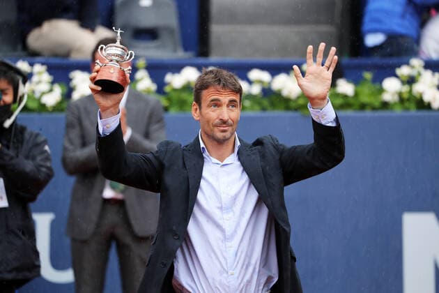 Barcelona Open Banc Sabadell 2022 - Day Four Tribute to Tommy Robredo upon retiring from active tennis after being eliminated by Bernabe Zapata on the first day of the Barcelona Open Banc Sabadell, in Barcelona, on 20th April 2022. Barcelona Barcelona Spain  Copyright: xUrbanandsportx originalFilename:urbanandsport-tributet220420_npf7h.jpg