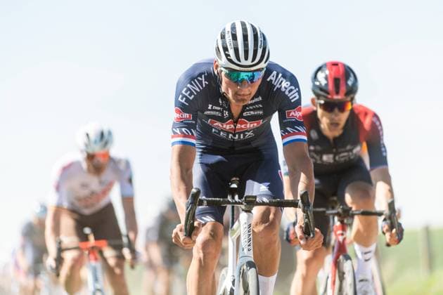 Paris Roubaix Men 2022, 16.04.2022 Mathieu van der Poel (Alpecin Fenix, NED) bei Paris Roubaix Men 2022, 16.04.2022 Copyright: xBEAUTIFULxSPORTS Nagelx