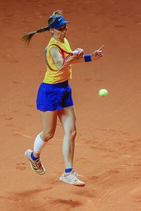 Tamara Korpatsch Tennis - Porsche Tennis Grand Prix 2022 - WTA, Tennis Damen - Porsche-Arena - Stuttgart - - Germany - 21 April 2022. Copyright: xJuergenxHasenkopfx