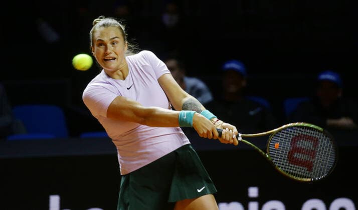 Stuttgart , Porsche Tennis Grand Prix , Aryna Sabalenka ( BLR )
