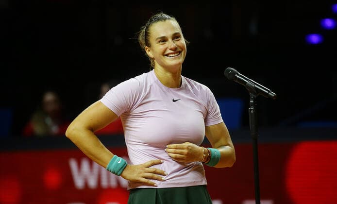 Stuttgart , Porsche Tennis Grand Prix , Aryna Sabalenka ( BLR )