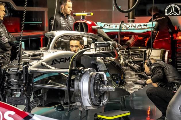 Imola - 22-04-2022, Imola Circuit, Lewis Hamilton at the Formula 1 Emilia Romagna Grand Prix. Formula 1 Emilia Romagna Grand Prix Friday  x16259164x Copyright: