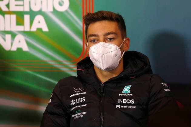 63 George Russell (GBR, Mercedes-AMG Petronas F1 Team), F1 Grand Prix of Emilia Romagna at Autodromo Enzo e Dino Ferrari on April 22, 2022 in Imola, Italy. (Photo by Carl Bingham LAT Motorsport Images DPPI via HOCH ZWEI) Imola Italy