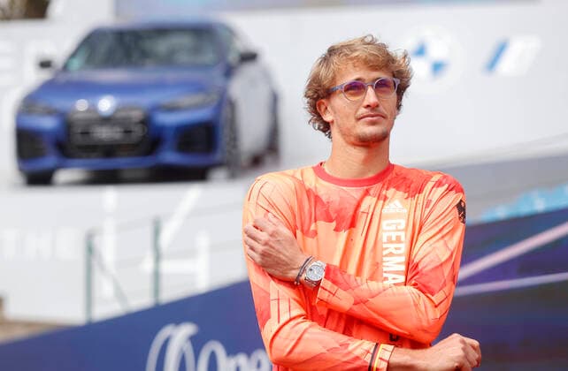 Sport Themen der Woche KW16 Sport Bilder des Tages 22.04.2022, BMW Open by American Express 2022, Auftakt PK, MTTC Iphitos Muenchen, Tennis im Bild: Alexander Zverev (GER) *** 22 04 2022, BMW Open by American Express 2022, Opening PK, MTTC Iphitos Muenchen, Tennis Sport, in picture Alexander Zverev GER