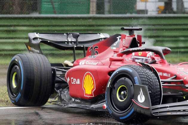 Charles Leclerc, (MCO, Scuderia Ferrari 16), Dreher ITA, Formel 1 Grand Prix Emilia Romagna, Imola, 22.04.2022 ITA, Formel 1 Grand Prix Emilia Romagna, Imola, 22.04.2022 Imola