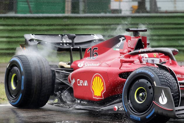 Charles Leclerc, (MCO, Scuderia Ferrari 16), Dreher ITA, Formel 1 Grand Prix Emilia Romagna, Imola, 22.04.2022 ITA, Formel 1 Grand Prix Emilia Romagna, Imola, 22.04.2022 Imola