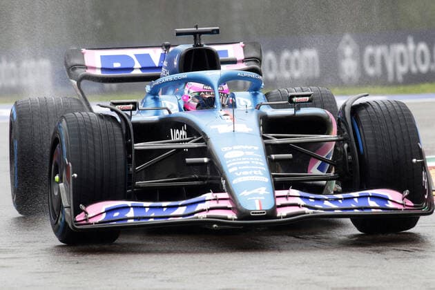 Fernando Alonso (ESP, BWT Alpine F1 Team 14) ITA, Formel 1 Grand Prix Emilia Romagna, Imola, 22.04.2022 ITA, Formel 1 Grand Prix Emilia Romagna, Imola, 22.04.2022 Imola