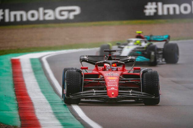 16 Charles Leclerc (MCO, Scuderia Ferrari), F1 Grand Prix of Emilia Romagna at Autodromo Enzo e Dino Ferrari on April 22, 2022 in Imola, Italy. (Photo by HOCH ZWEI) Imola Italy