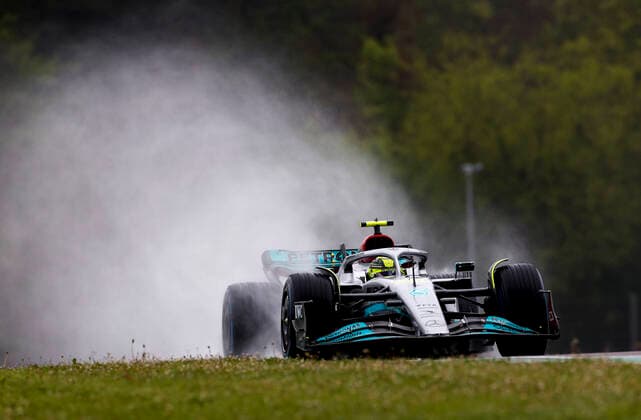 44 Lewis Hamilton (GBR, Mercedes-AMG Petronas F1 Team), F1 Grand Prix of Emilia Romagna at Autodromo Enzo e Dino Ferrari on April 22, 2022 in Imola, Italy. (Photo by HOCH ZWEI) Imola Italy