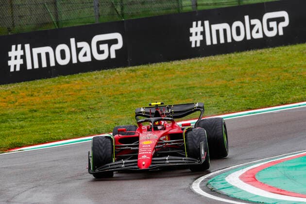 55 Carlos Sainz (ESP, Scuderia Ferrari), F1 Grand Prix of Emilia Romagna at Autodromo Enzo e Dino Ferrari on April 22, 2022 in Imola, Italy. (Photo by HOCH ZWEI) Imola Italy