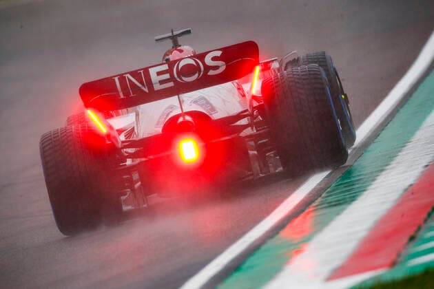 63 George Russell (GBR, Mercedes-AMG Petronas F1 Team), F1 Grand Prix of Emilia Romagna at Autodromo Enzo e Dino Ferrari on April 22, 2022 in Imola, Italy. (Photo by HOCH ZWEI) Imola Italy