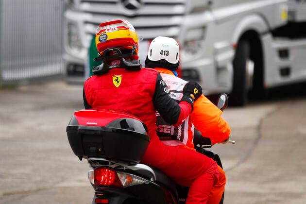 55 Carlos Sainz (ESP, Scuderia Ferrari), F1 Grand Prix of Emilia Romagna at Autodromo Enzo e Dino Ferrari on April 22, 2022 in Imola, Italy. (Photo by HOCH ZWEI) Imola Italy