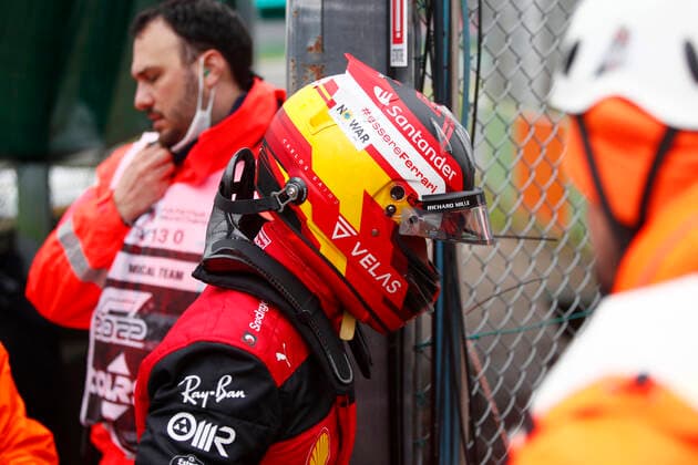 55 Carlos Sainz (ESP, Scuderia Ferrari), F1 Grand Prix of Emilia Romagna at Autodromo Enzo e Dino Ferrari on April 22, 2022 in Imola, Italy. (Photo by HOCH ZWEI) Imola Italy