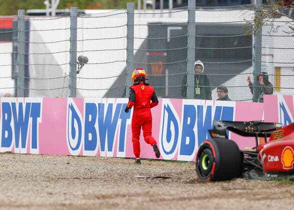 55 Carlos Sainz (ESP, Scuderia Ferrari), F1 Grand Prix of Emilia Romagna at Autodromo Enzo e Dino Ferrari on April 22, 2022 in Imola, Italy. (Photo by HOCH ZWEI) Imola Italy