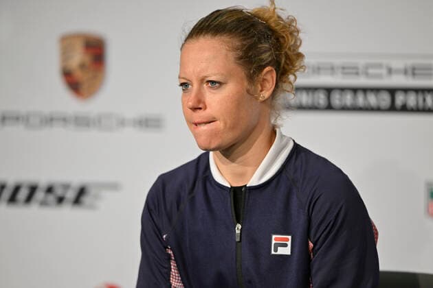 Pressekonferenz Laura Siegemund GER enttaeuscht im Interview Tennis Damen Porsche-Cup Porsche Tennis Grand Prix GP Stuttgart 2022 Porsche Arena 22.04.2022 DFL REGULATIONS PROHIBIT ANY USE OF PHOTOGRAPHS AS IMAGE SEQUENCES AND OR QUASI-VIDEO Porsche Tennis Grand Prix GP Stuttgart 2022