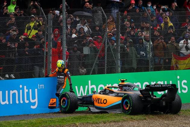 Sport Bilder des Tages Mandatory Credit: Photo by Alessio De Marco LiveMedia Shutterstock (12905380dm) Imola (BO) Italy - April 22 2022 - Rolex Gran Premio del Made in Italy e dell Emilia-Romagna: Lando Norris (GBR) McLaren MCL36& xA; Formula 1 Championship Formula 1 Rolex Emilia Romagna Grand Prix 2022, 4rd round of the 2022 FIA Formula One World Championship, WM, Weltmeisterschaft Free Practises, Enzo e Dino Ferrari Circuit, Imola, Italy - 22 Apr 2022 Formula 1 Championship Formula 1 Rolex Emilia Romagna Grand Prix 2022, 4rd round of the 2022 FIA Formula One World Championship Free Practises, Enzo e Dino Ferrari Circuit, Imola, Italy - 22 Apr 2022 Copyright: xAlessioxDexMarco LiveMedia Shutterstockx 12905380dm