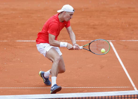 Marko Topo (SRB) Tennis - BMW Open 2022 - ATP, Tennis Herren - MTTC Iphitos - Munich - - Germany - 23 April 2022. Copyright: xJuergenxHasenkopfx