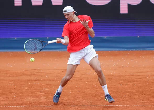 Marko Topo (SRB) Tennis - BMW Open 2022 - ATP, Tennis Herren - MTTC Iphitos - Munich - - Germany - 23 April 2022. Copyright: xJuergenxHasenkopfx