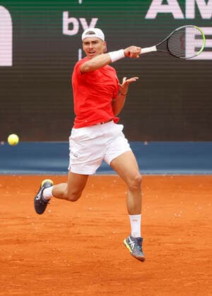 Marko Topo (SRB) Tennis - BMW Open 2022 - ATP, Tennis Herren - MTTC Iphitos - Munich - - Germany - 23 April 2022. Copyright: xJuergenxHasenkopfx