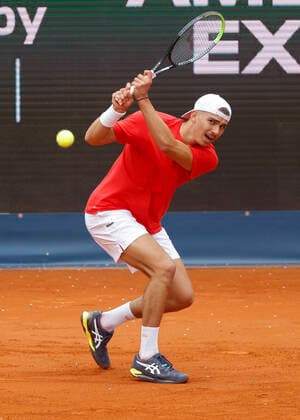 Marko Topo (SRB) Tennis - BMW Open 2022 - ATP, Tennis Herren - MTTC Iphitos - Munich - - Germany - 23 April 2022. Copyright: xJuergenxHasenkopfx