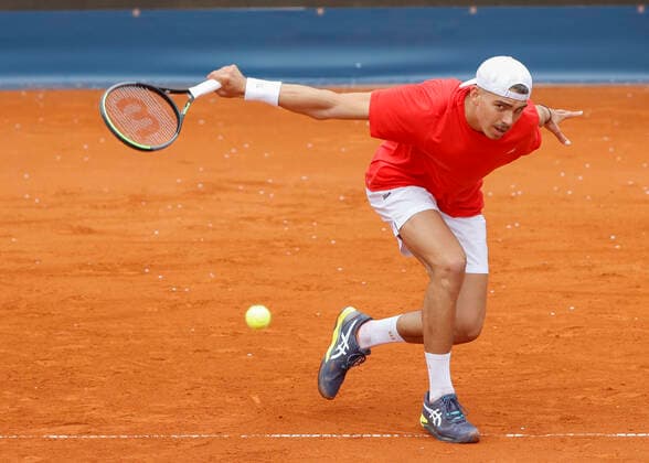 Marko Topo (SRB) Tennis - BMW Open 2022 - ATP, Tennis Herren - MTTC Iphitos - Munich - - Germany - 23 April 2022. Copyright: xJuergenxHasenkopfx