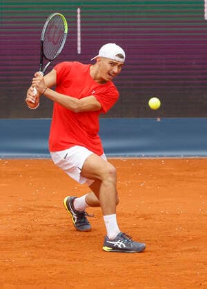 Marko Topo (SRB) Tennis - BMW Open 2022 - ATP, Tennis Herren - MTTC Iphitos - Munich - - Germany - 23 April 2022. Copyright: xJuergenxHasenkopfx