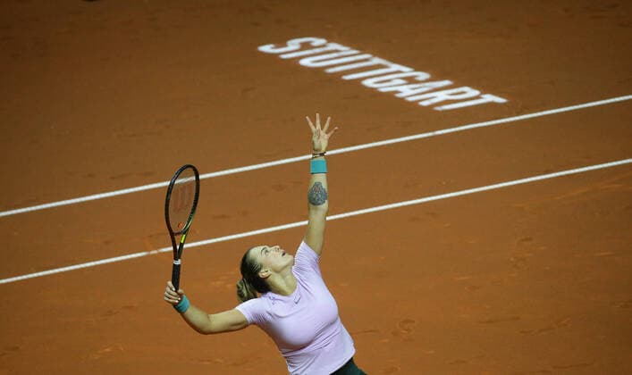 Stuttgart , Porsche Tennis Grand Prix , Halbfinale , Aryna Sabalenka ( BLR )