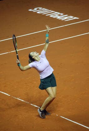 Stuttgart , Porsche Tennis Grand Prix , Halbfinale , Aryna Sabalenka ( BLR )