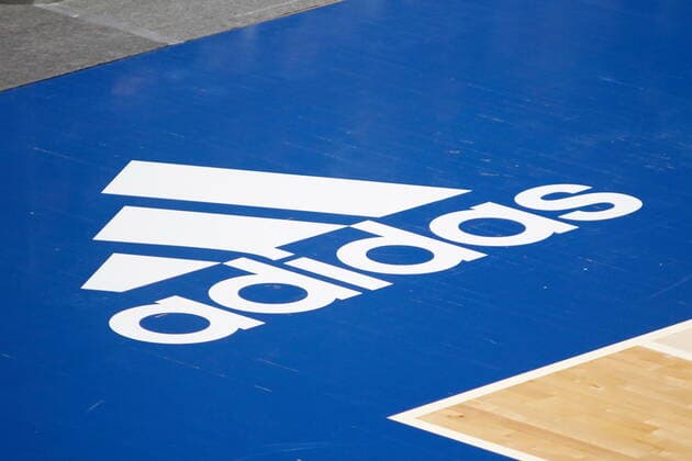 Saint Petersburg, Russia - 23 April 2022: Basketball. 1 4 finals of the VTB United League season 2021 2022, BC Zenit vs Enisey. Official Adidas equipment. MaksimxKonstantinov