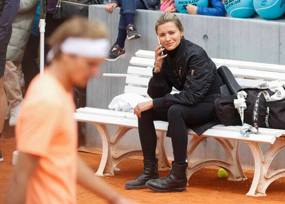 Alexander Zverev (GER) und Freundin Sophia Thomalle Tennis - BMW Open 2022 - ATP, Tennis Herren - MTTC Iphitos - Munich - - Germany - 23 April 2022. Copyright: xJuergenxHasenkopfx