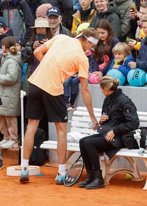 Alexander Zverev (GER) und Freundin Sophia Thomalle Tennis - BMW Open 2022 - ATP, Tennis Herren - MTTC Iphitos - Munich - - Germany - 23 April 2022. Copyright: xJuergenxHasenkopfx