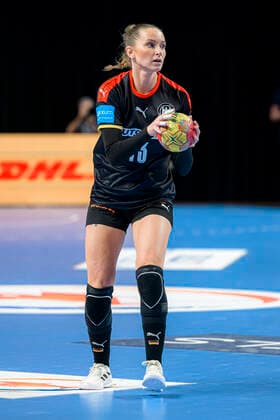 Handball, Frauen: EHF Euro, Laenderspiel, Niederlande - Deutschland Silje Brons Petersen (Deutschland TuS Metzingen) Almere Topsportcentrum Niederlande