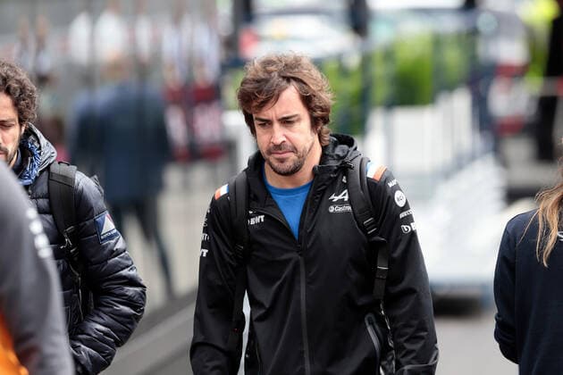 Fernando Alonso (ESP, BWT Alpine F1 Team 14) ITA, Formel 1 Grand Prix Emilia Romagna, Imola, 24.04.2022 ITA, Formel 1 Grand Prix Emilia Romagna, Imola, 24.04.2022 Imola