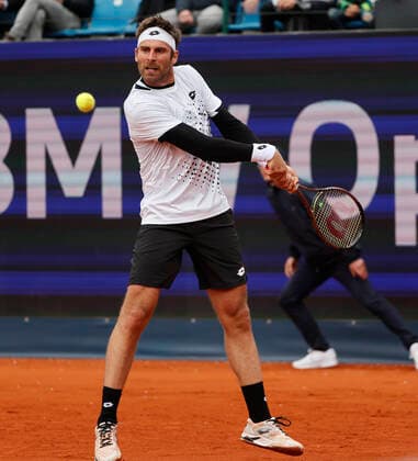 24.04.2022, BMW Open, MTTC Iphitos Muenchen, Tennis. im Bild: Norbert Gombos ( SVK)