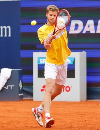 24.04.2022, BMW Open, MTTC Iphitos Muenchen, Tennis. im Bild: Yannick Hannemann (GER)
