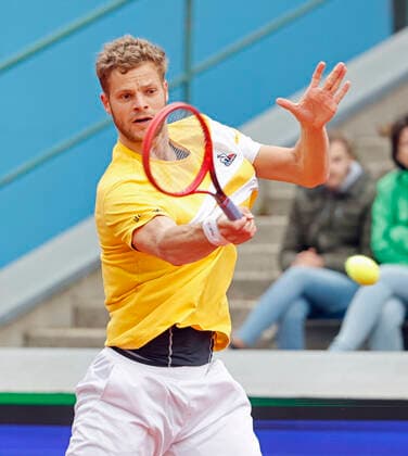 24.04.2022, BMW Open, MTTC Iphitos Muenchen, Tennis. im Bild: Yannick Hannemann (GER)