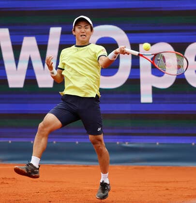 24.04.2022, BMW Open, MTTC Iphitos Muenchen, Tennis. im Bild: Yoshihito Nishioka (JPN)